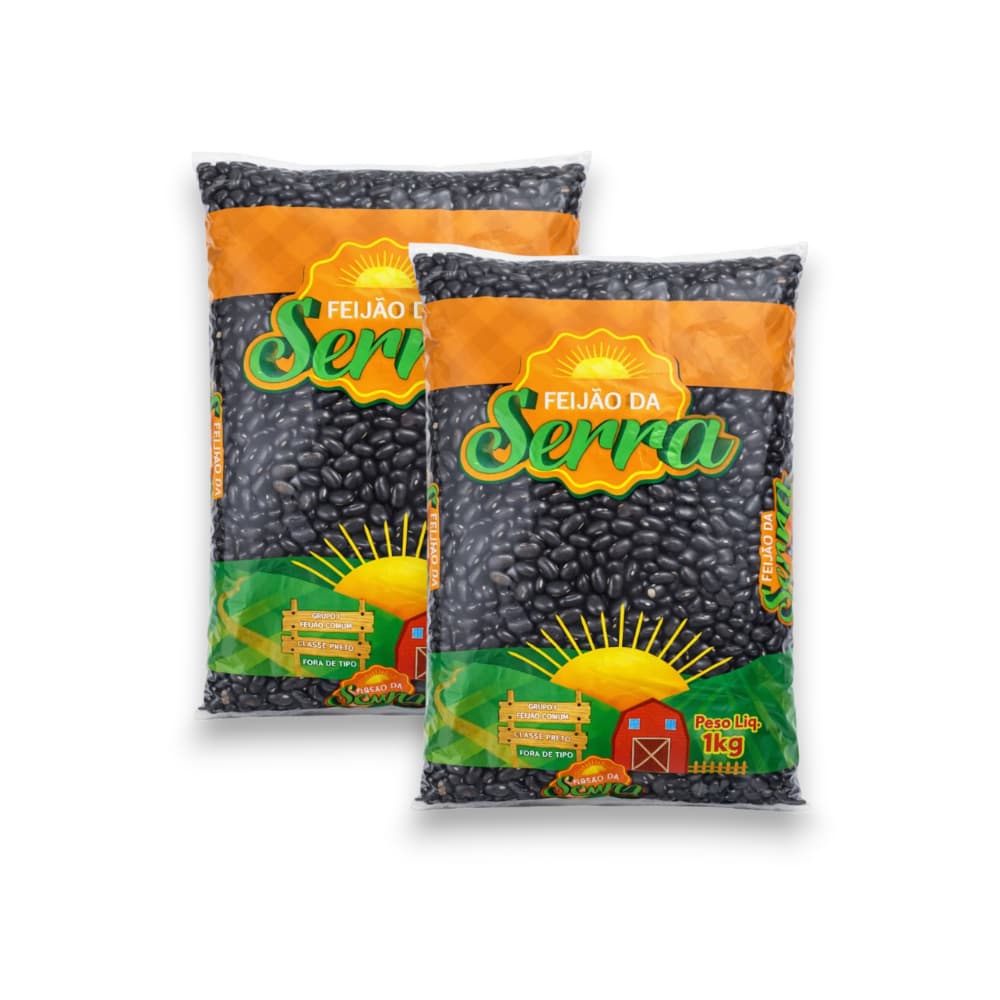Frijoles negros Serra (2 x 1 kg / 2.2 lb) - Miniatura 1