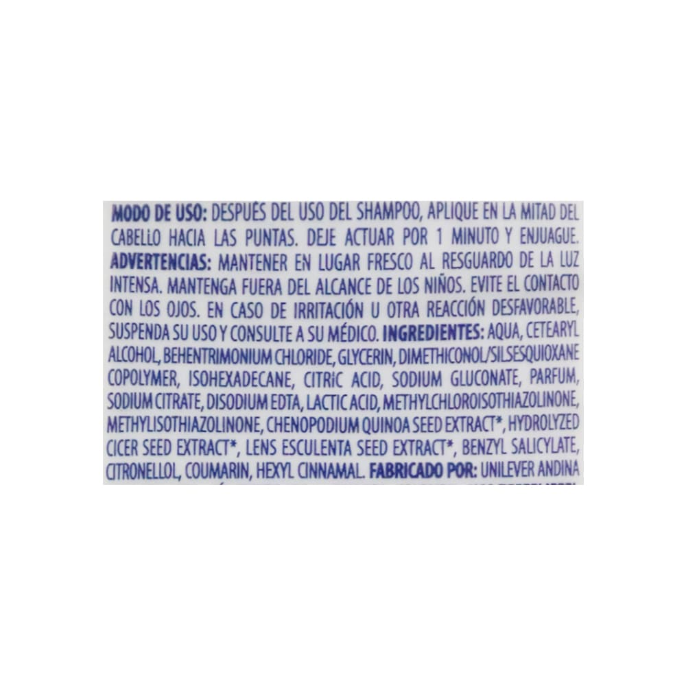 Acondicionador con keratina reconstrucción completa Dove (370 ml) - Miniatura 3