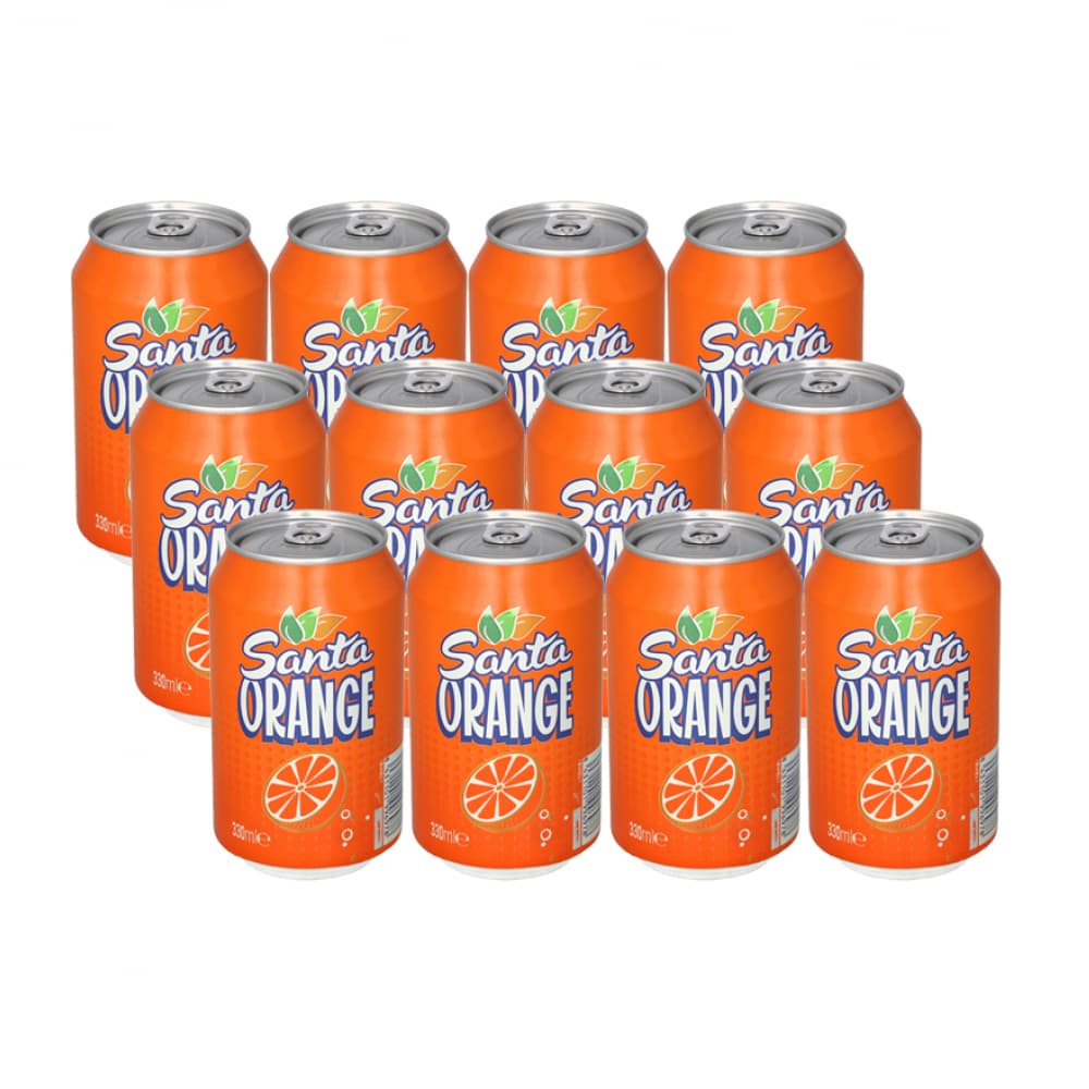 Refresco gaseado de naranja Santa (12 x 330 ml) - Miniatura 1