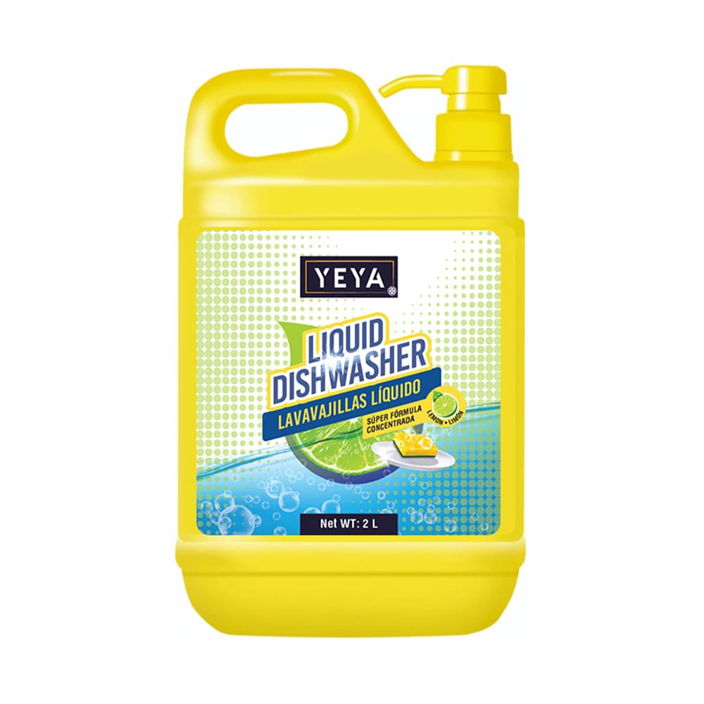 Lavavajillas liquido con aroma de limón YEYA (2 L) - Imagen 1