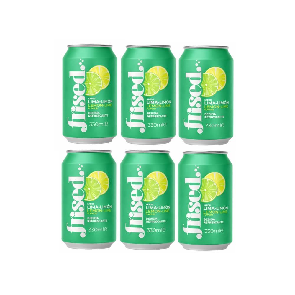 Refresco de lima-limón Frised (6 x 330 ml) - Miniatura 1