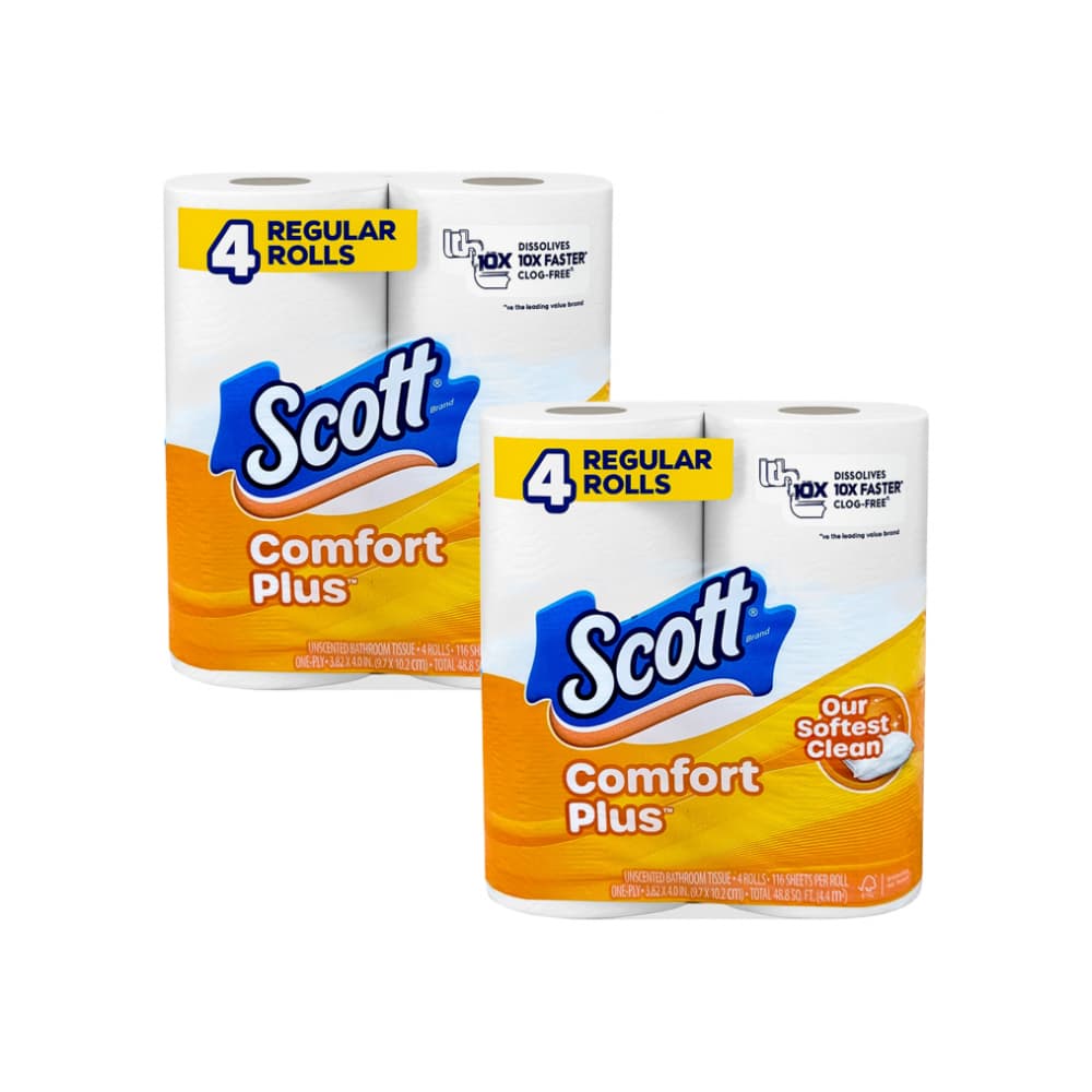 Papel sanitario doméstico Scott Brand (2 x 4 U) - Miniatura 1