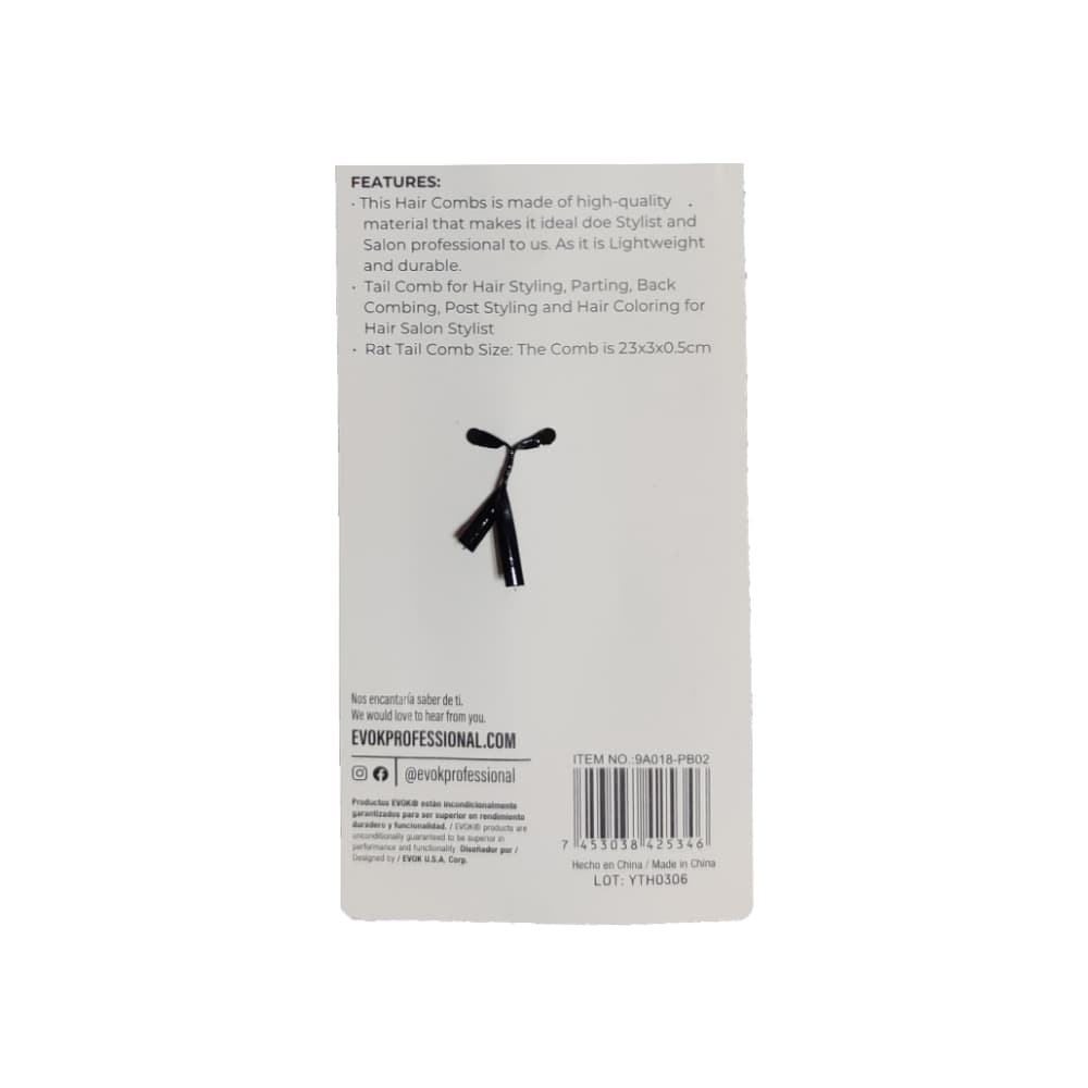 Peine cabo largo para el cabello Evok - Miniatura 3