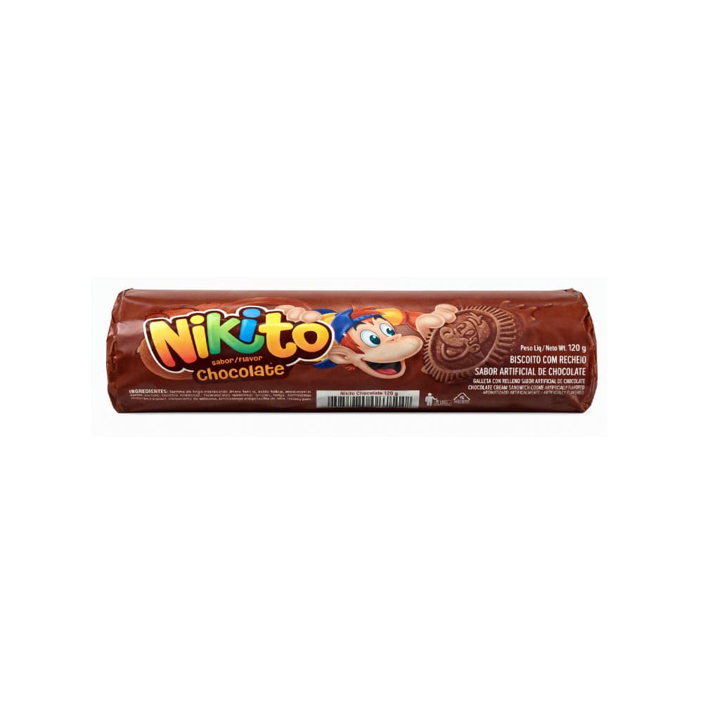 Galletas dulces con crema sabor chocolate Nikito (120 g / 4.23 oz) - Miniatura 1