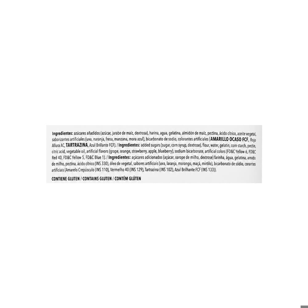 Barquillo con malvaviscos relleno de gomitas sabores frutales Las Delicias (200 g / 7 oz) - Miniatura 3
