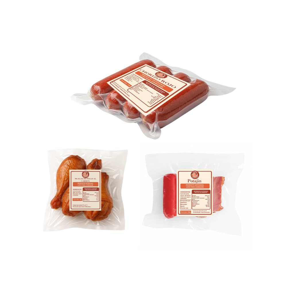 Chorizo rojo + muslos de pollo al carbon + potajin - Miniatura 3
