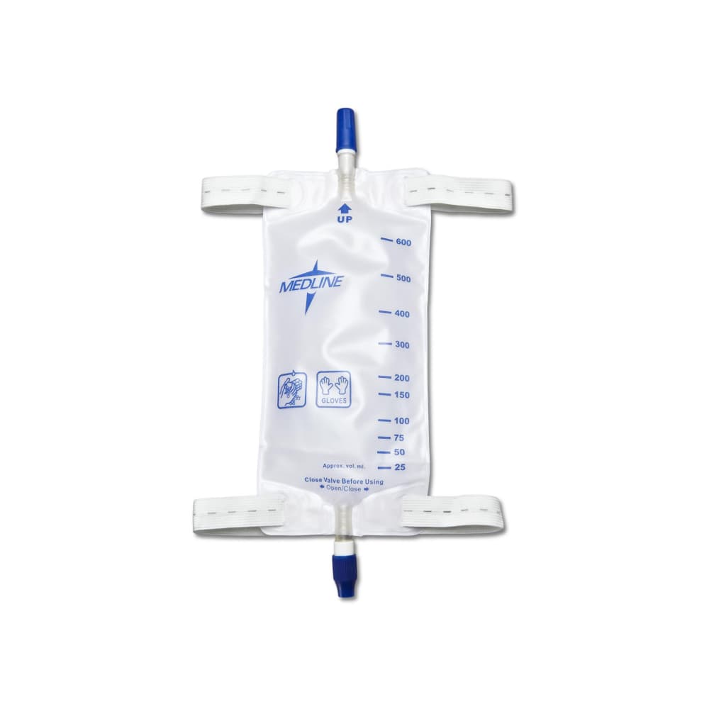 Bolsa colectora de orina con tela en la parte posterior para la pierna 900 ml / 32 oz Medline - Miniatura 6