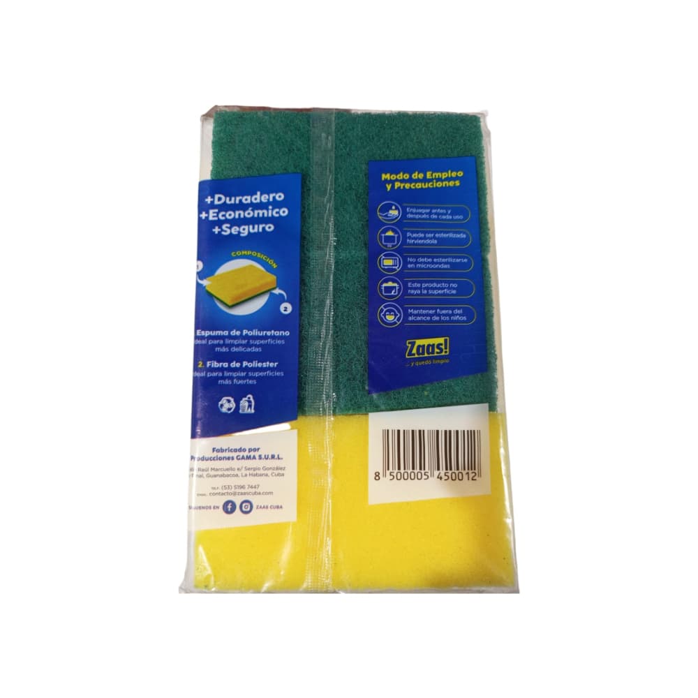 Esponja multiuso Zaas! (3 U) - Miniatura 3