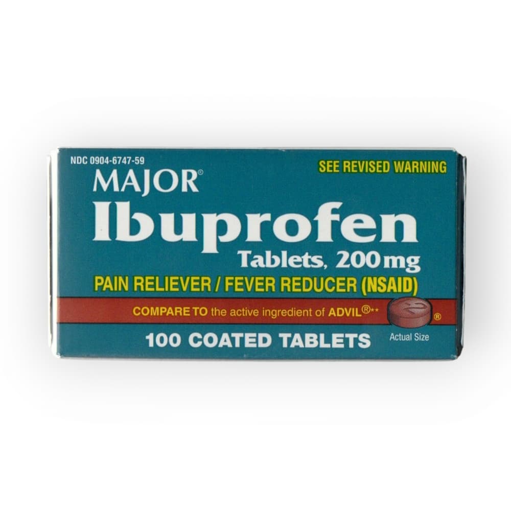 Ibuprofeno 200 mg Major (100 tabletas) - Miniatura 2