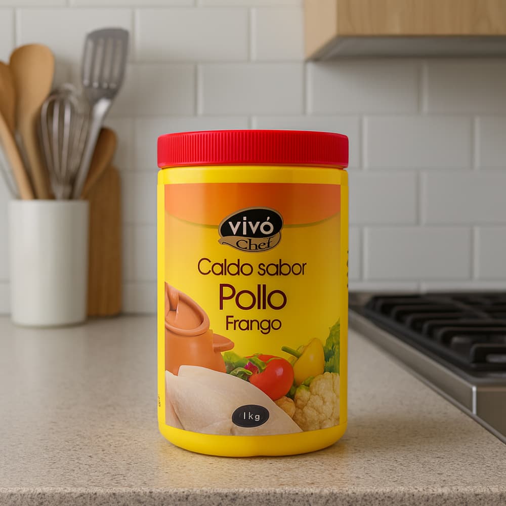 Caldo sabor pollo Vivo Chef (1 kg / 2.2 lb) - Miniatura 4