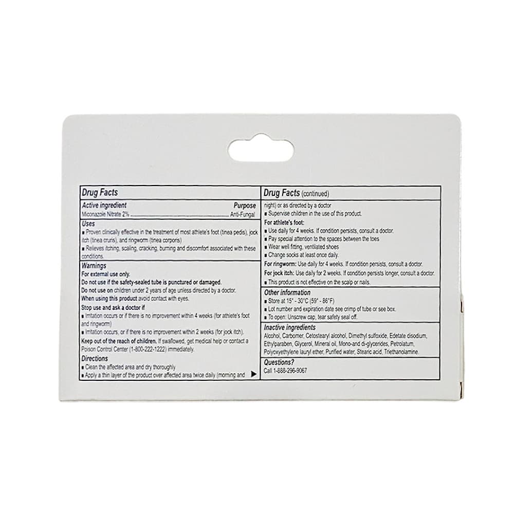 Nitrato de miconazol 2% Rugby (28.35 g / 1 oz) - Miniatura 3