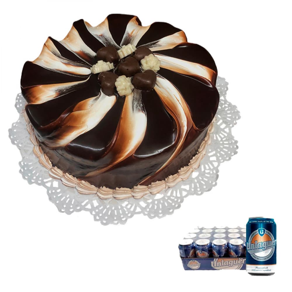 Cake bombón rizado + Cerveza Unlaguer - Imagen 1