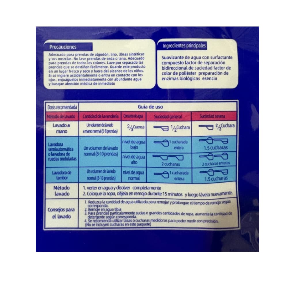 Detergente en polvo Sparkle Wash (900 g / 1.98 lb) - Miniatura 4