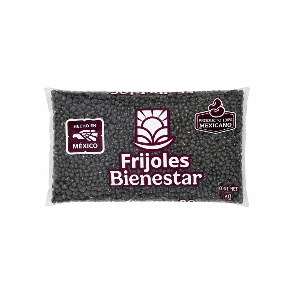 Frijol negro Bienestar (1 Kg / 2.2 lb) - Miniatura 1