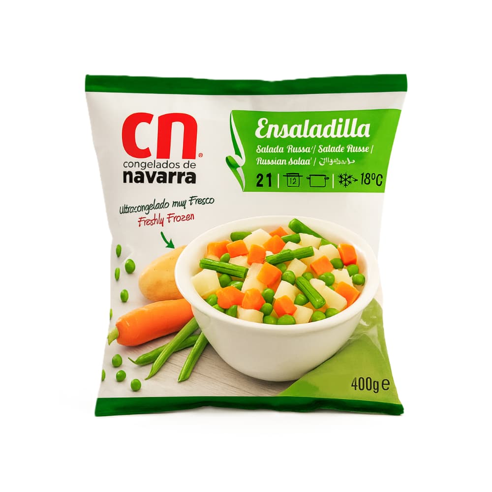 Ensaladilla rusa CN Congelados de Navarra (400 g / 14.1 oz) - Imagen 1