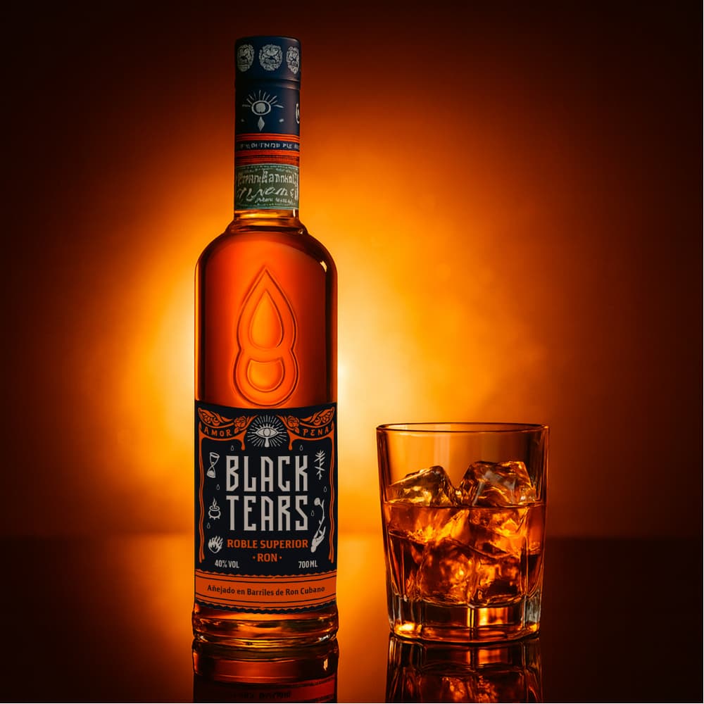 Ron roble superior Black Tears (700 ml) - Miniatura 4