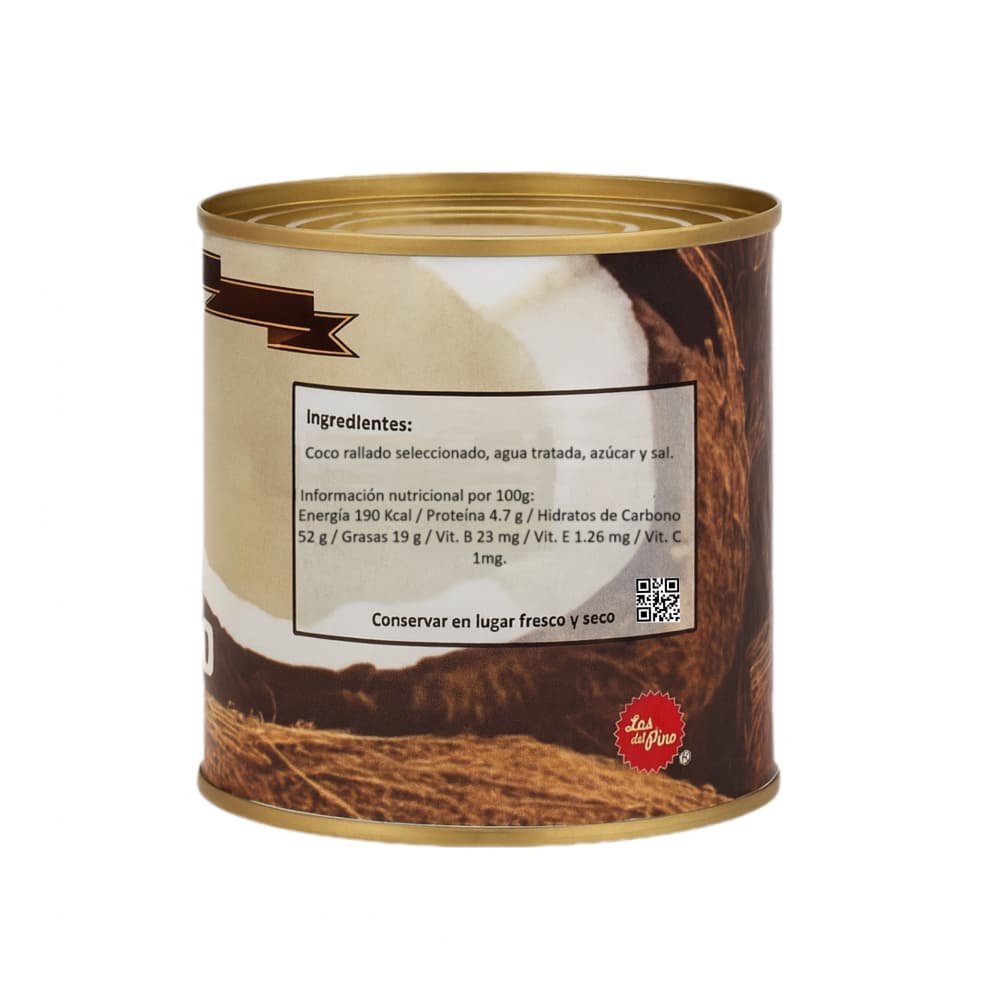 Dulce de coco en almíbar Los del Pino (470 g / 1.04 lb) - Miniatura 2