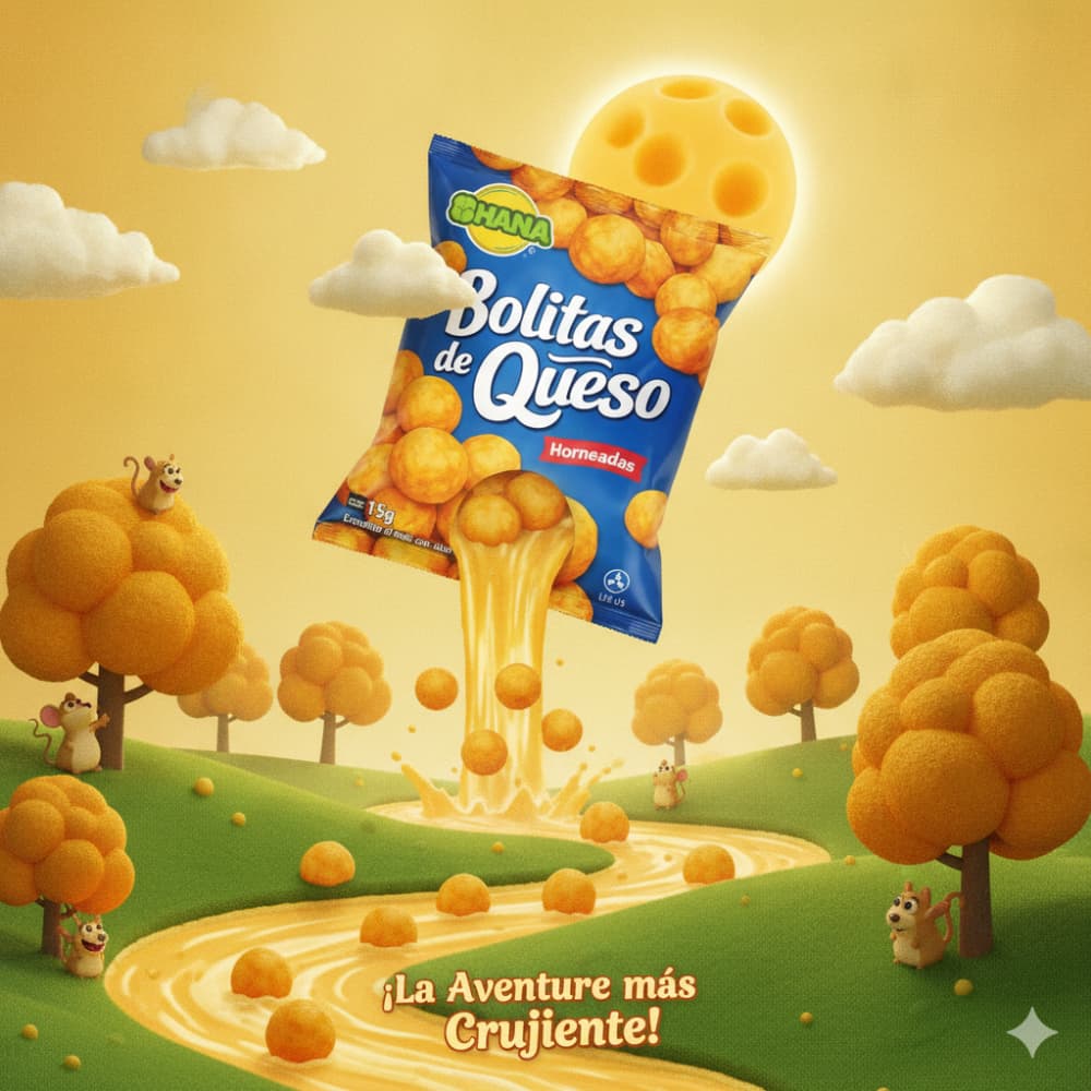 Bolitas de queso horneadas Ohana (15 g) - Miniatura 4