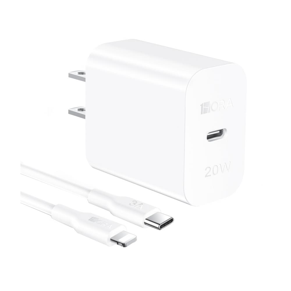 Cargador blanco IP IM 1Hora GAR154 (20 W) - Miniatura 4
