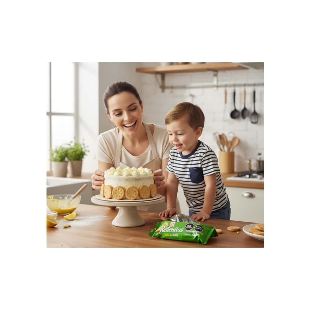 Galletas con crema sabor natural a limón Rellenitas GN (36 g / 1.27 oz) - Miniatura 5
