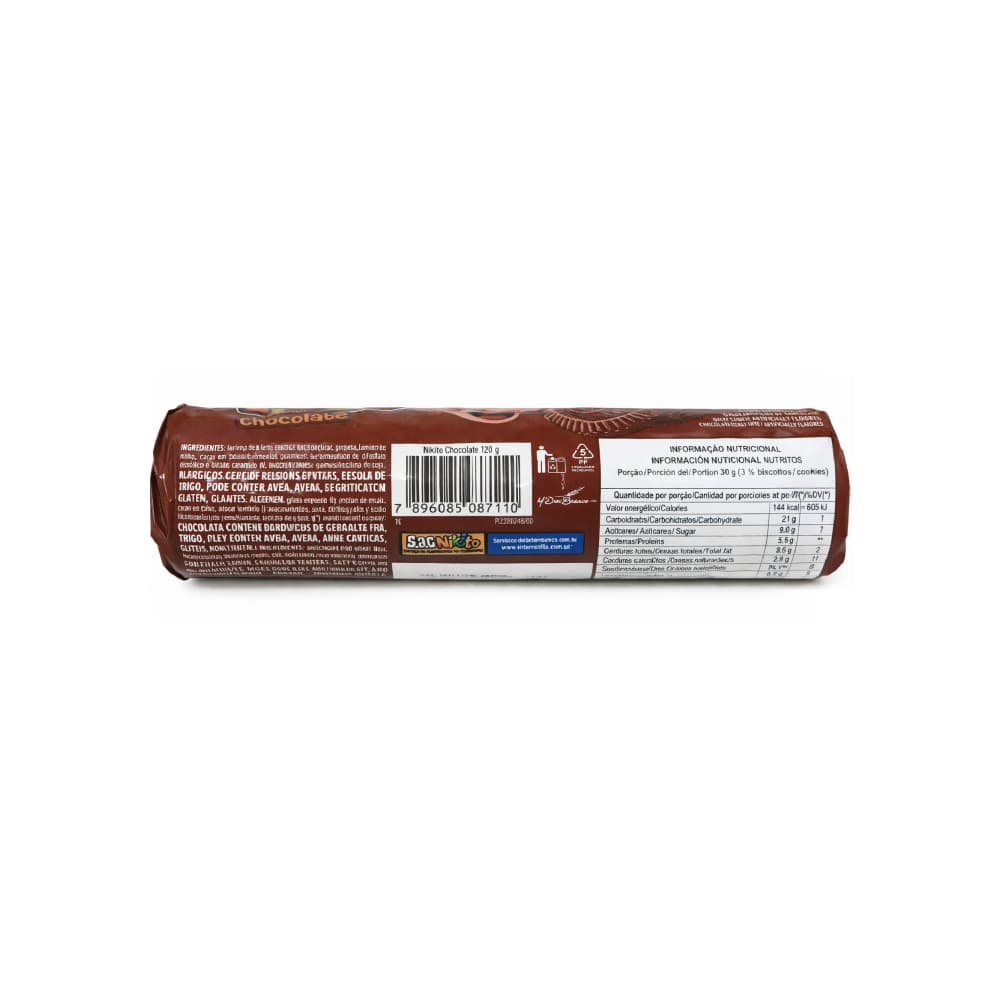 Galletas dulces con crema sabor chocolate Nikito (120 g / 4.23 oz) - Miniatura 2