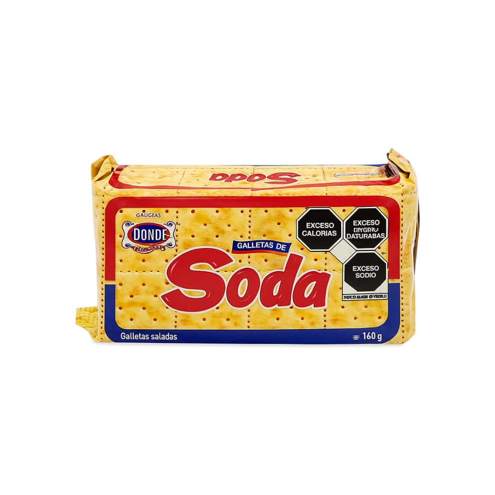 Galleta de soda Dondé (160 g / 5.64 oz) - Imagen 1