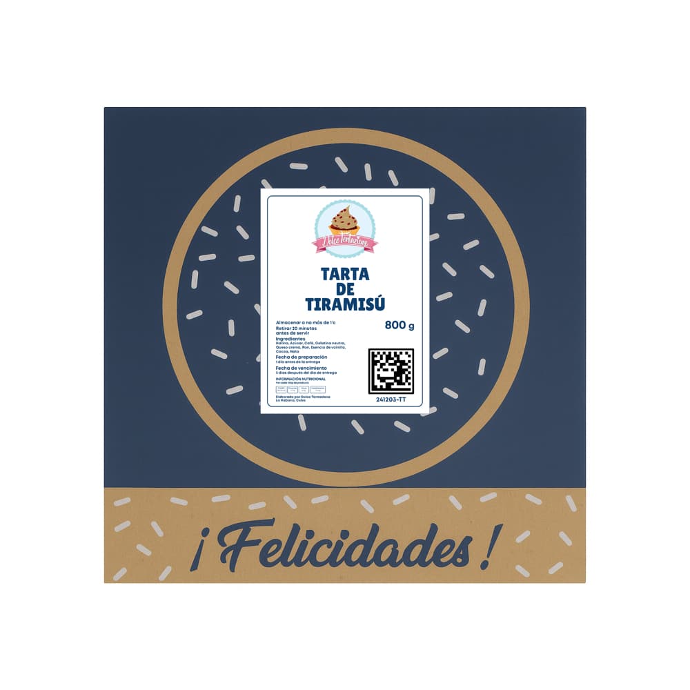 Tarta de tiramisú Dolce tentazione (8 personas) - Miniatura 4