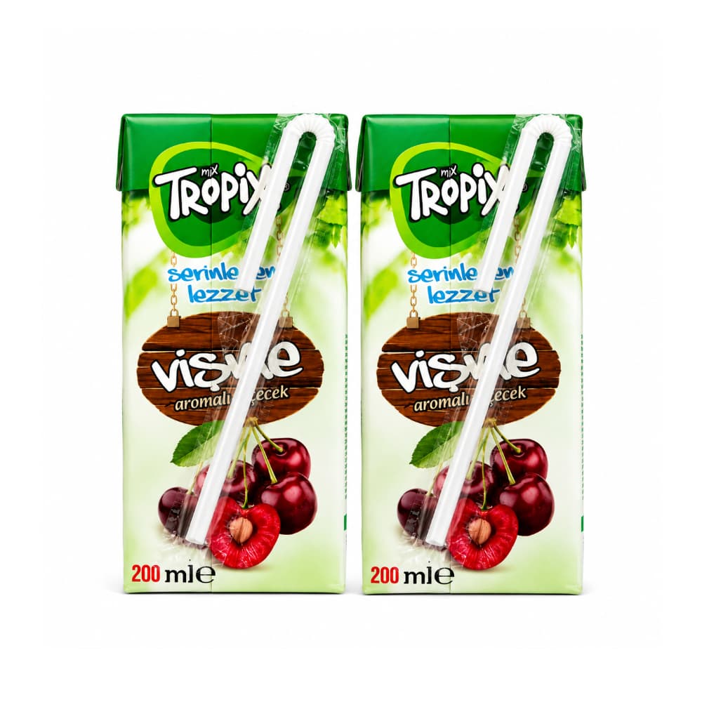 Bebida sabor cereza Tropix (2 x 200 ml) - Miniatura 1