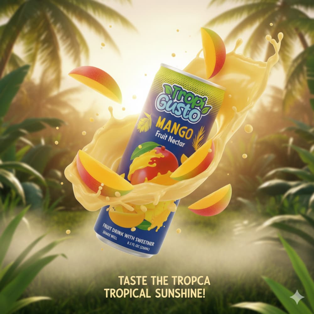 Néctar de fruta sabor mango Tropi Gusto (24 x 250 ml) - Miniatura 4