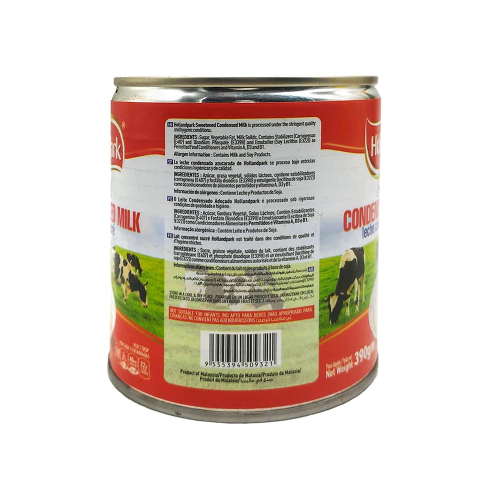 Leche condensada azucarada HollandPark (390 g / 14 oz) - Miniatura 2