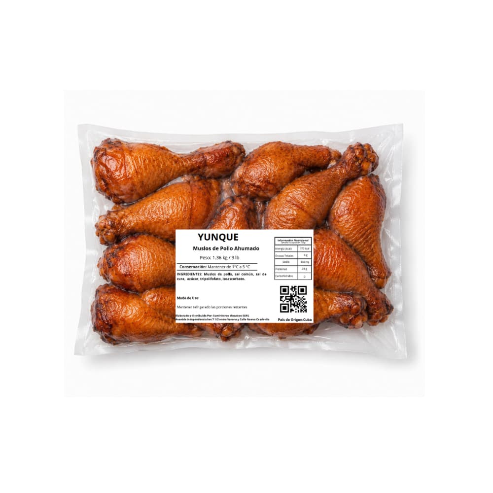 Muslos de pollo ahumado Yunque (1.36 Kg / 3 lb) - Miniatura 2