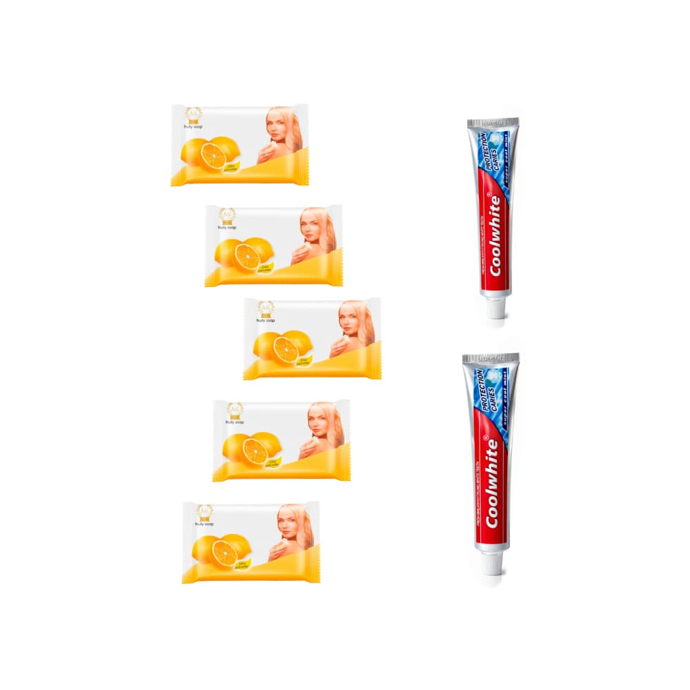 Pasta dental mentolada Coolwhite + Jabón de fragancia limón MAF - Imagen 1