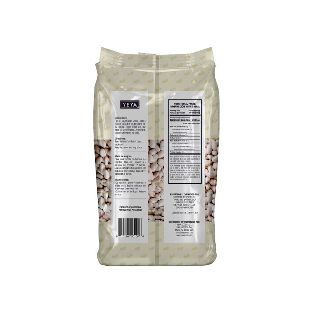 Frijoles blancos Yeya (3 x 1 kg / 2.2 lb) - Miniatura 2