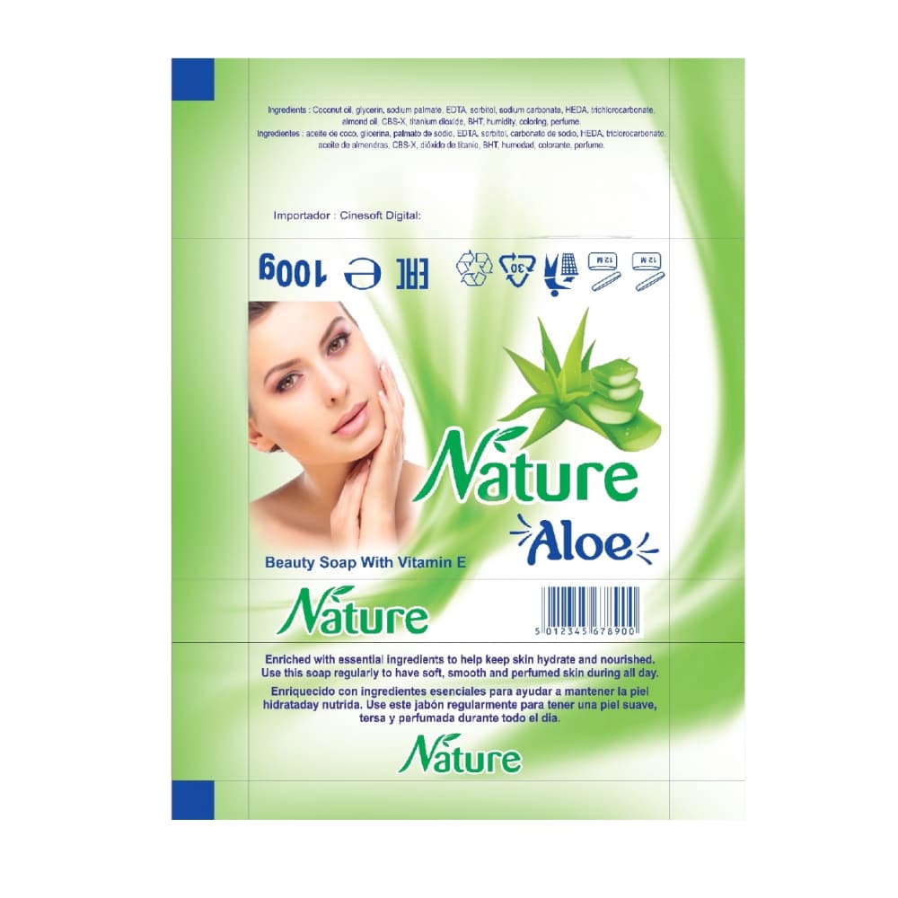 Jabón tocador aloe Nature (100 g) - Miniatura 4