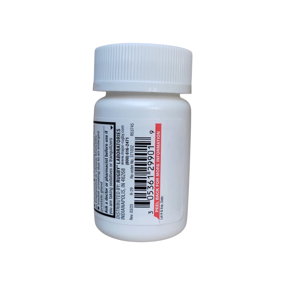Meclizina 25 mg Rugby (100 tabletas) - Miniatura 4