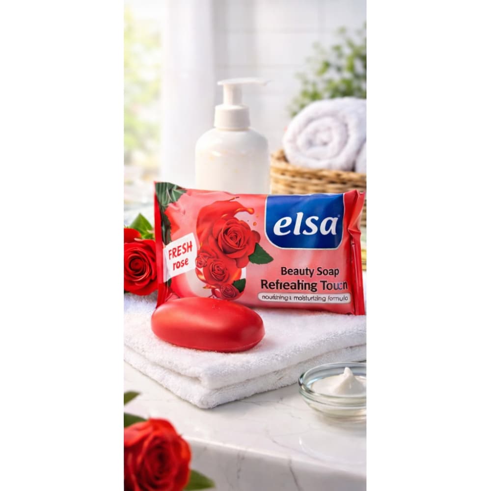 Jabón de belleza refrescante rosa fresca Elsa (90 g / 3.17 oz) - Miniatura 4