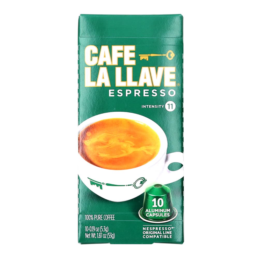 Café espresso en cápsulas, tostado oscuro La Llave (10 x 5.3 g) - Miniatura 2