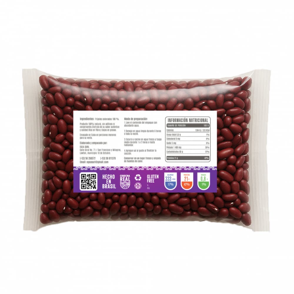 Frijoles colorados Cosecha Real (5 x 1 kg / 2.2 lb) - Miniatura 3