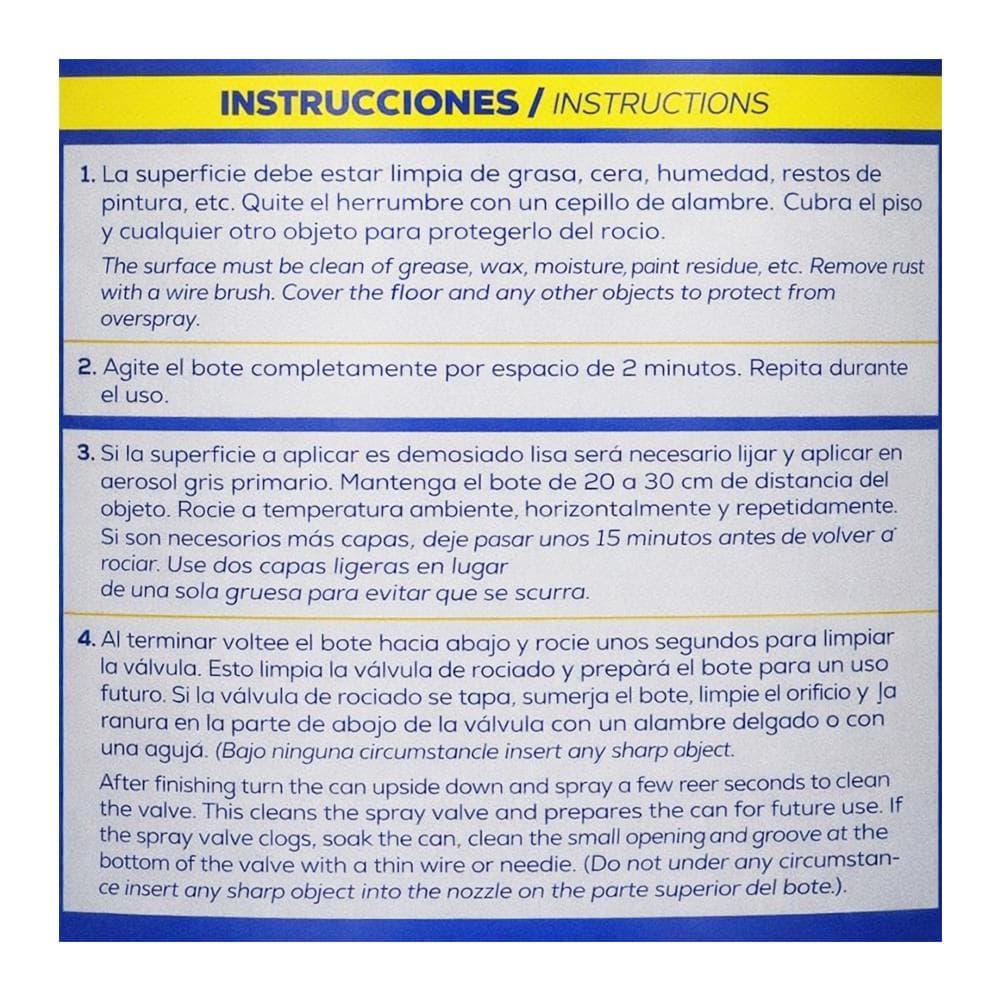 Pintura en aerosol color azul cielo Surtek AES423 (400 ml) - Miniatura 4