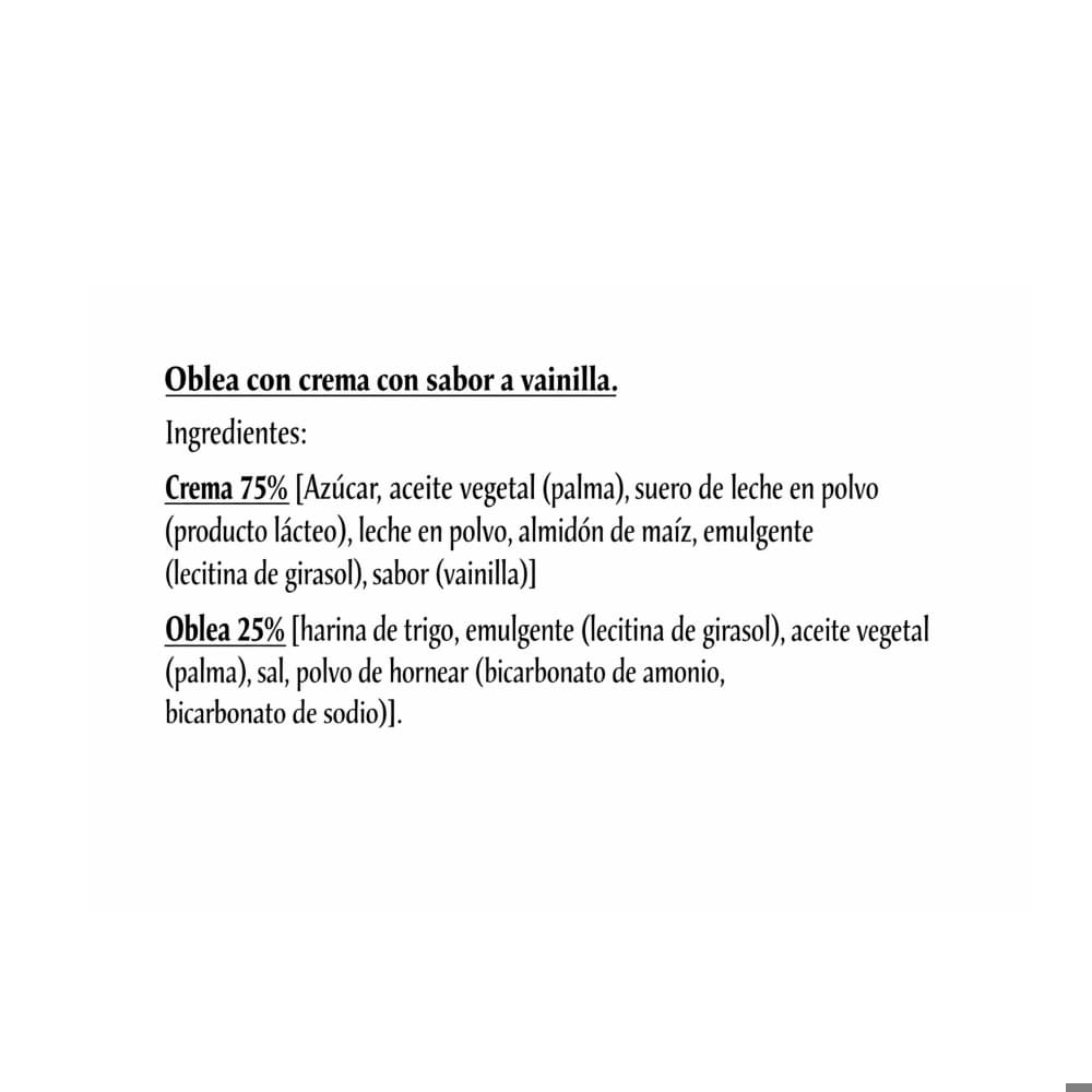 Obleas con crema sabor vainilla Oylum (240 g / 8.46 oz) - Miniatura 4