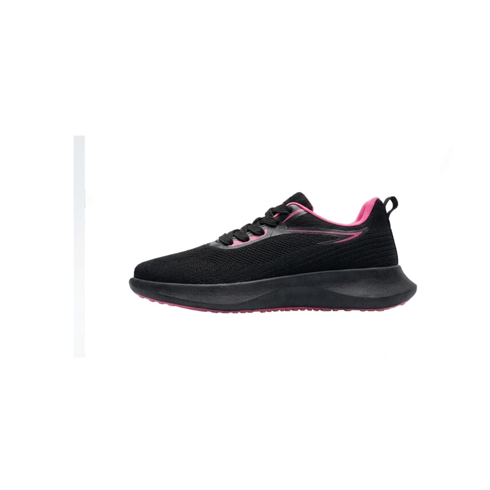 Tenis deportivos de suela EVA de color negro y rosado para mujer BY (Talla 36) - Miniatura 2