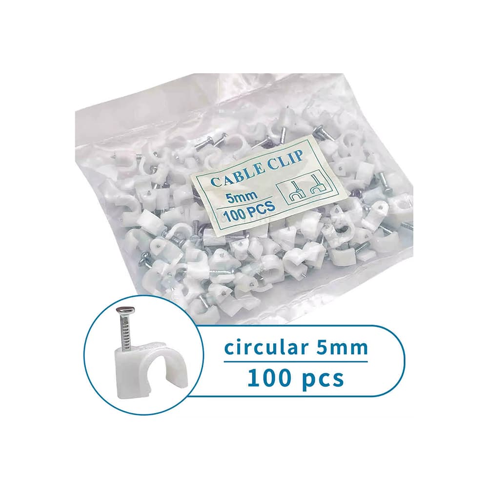 Clip de cable 5 mm Neworient (100 U) - Miniatura 5