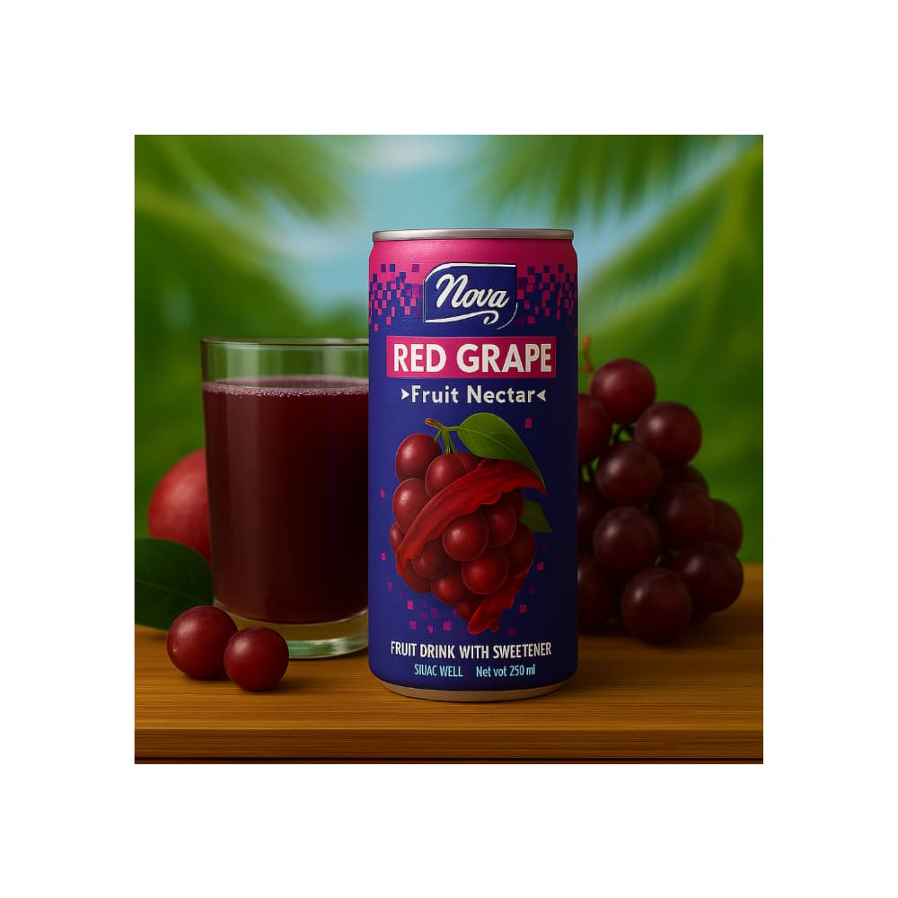 Néctar -jugo- sabor uva roja Nova (250 ml) - Miniatura 4