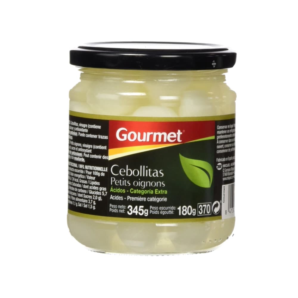 Cebollitas en vinagre Gourmet (345 g / 12.16 oz) - Miniatura 4