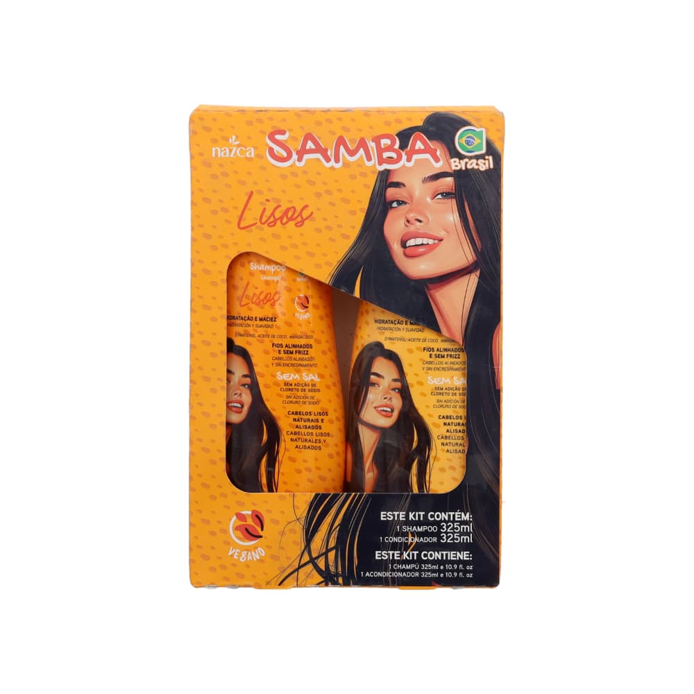 Kit champú y acondicionador Samba Lisos (325 ml / 10.9 oz) - Imagen 1
