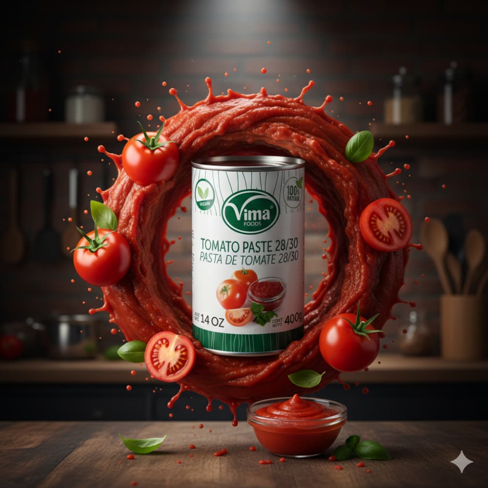 Pasta de tomate Vima Foods (400 g / 14 oz) - Miniatura 5