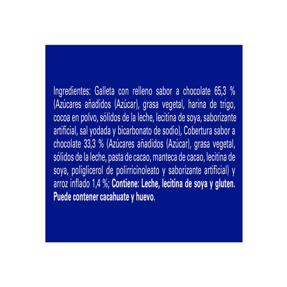 Galletas con relleno sabor a chocolate, cobertura sabor a chocolate y arroz inflado Crunch Nestlé (108 g / 3.81 oz) - Miniatura 6