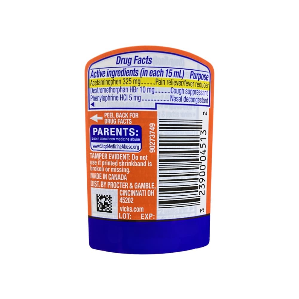 Líquido para el resfriado y la gripe Vicks DayQuil (118 ml / 4 oz) - Miniatura 3