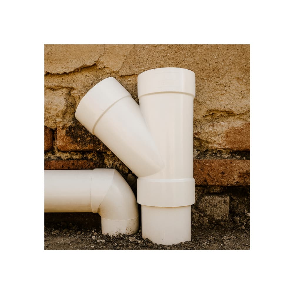 Conector PVC-U tipo Y de 2” para tubería de desagüe Malu - Miniatura 4