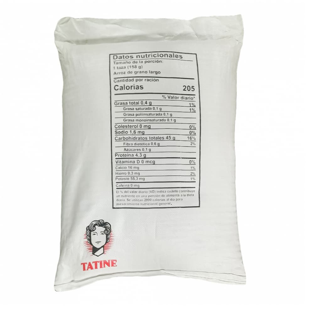 Arroz de grano largo 5% de grano partido Tatine (5 x 25 kg / 55.1 lb) - Miniatura 3